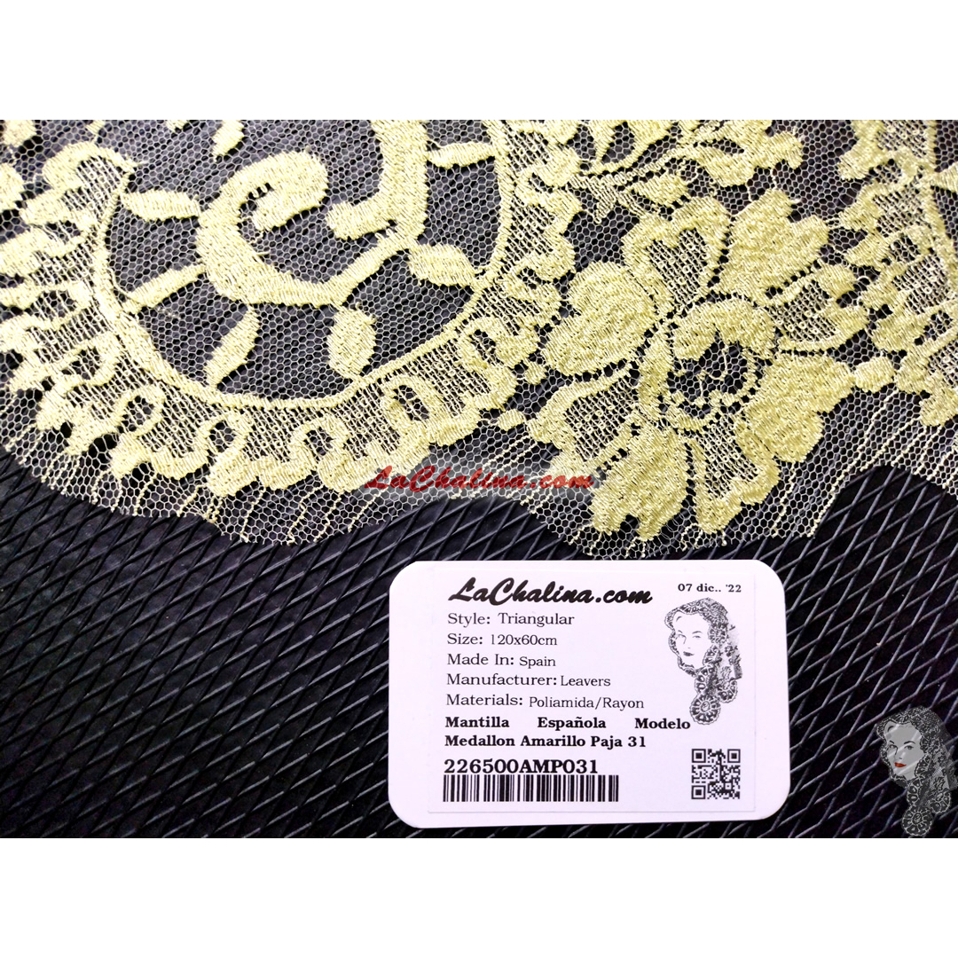MEDALLON - STRAW YELLOW 31