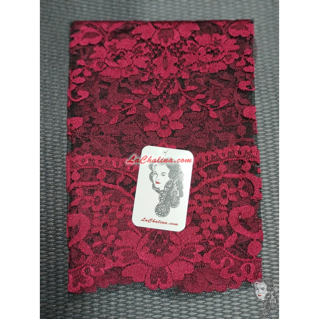 MEDALLON - MAROON / BLACK 50