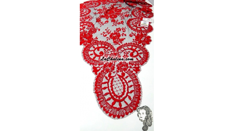 MEDALLON - RED / BLACK 411