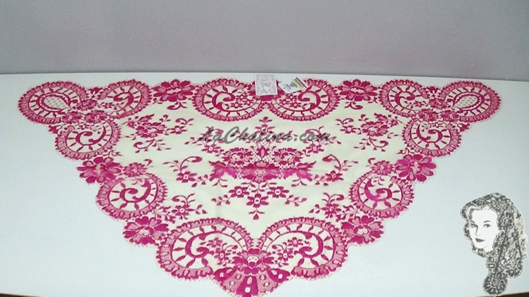 MEDALLON - FUCHSIA / GOLD 444