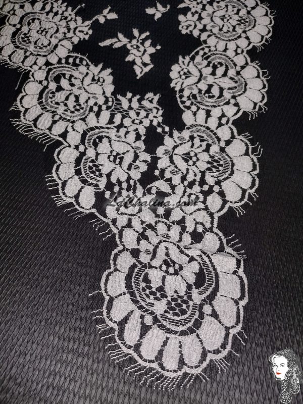 FLOR - PLATA / NEGRO 4
