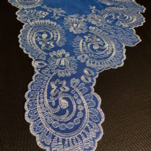 CEREMONIAL CARACOL - PLATA METAL BRILLANTE 903 - 096 AZUL REY